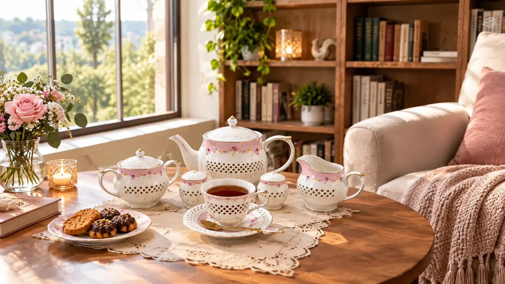 سرویس چای خوری انگلیسی 23 پارچه Hamilton دیاموند کد DW44