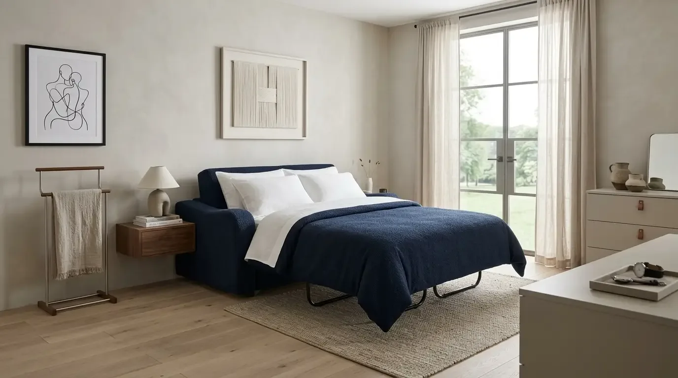 مبل دو نفره تخت خواب شو آیرا عرض 140