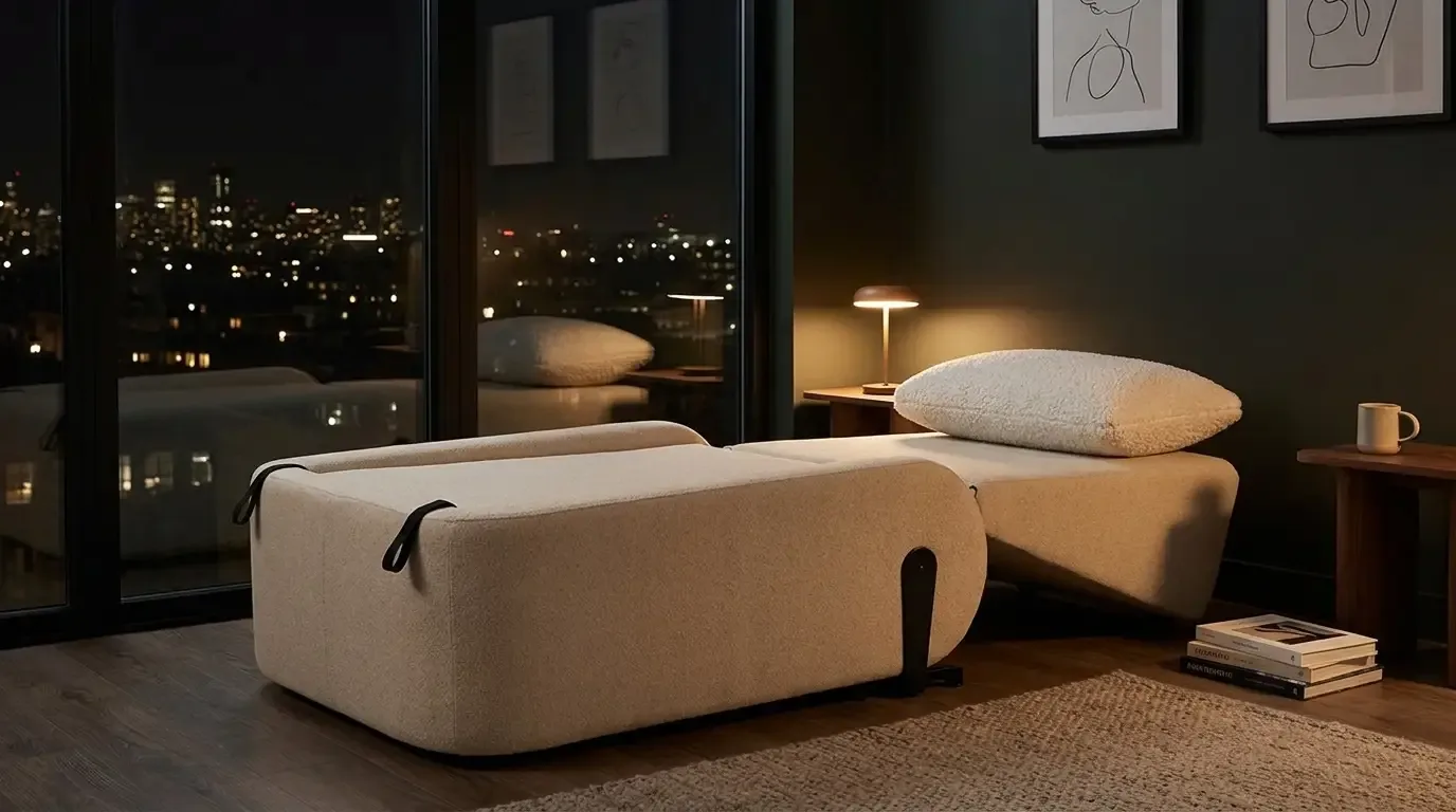 مبل یک نفره تخت خواب شو سایما عرض 70