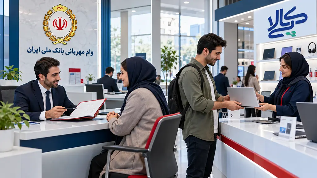 مقایسه وام مهربانی و کالاپی بانک ملی