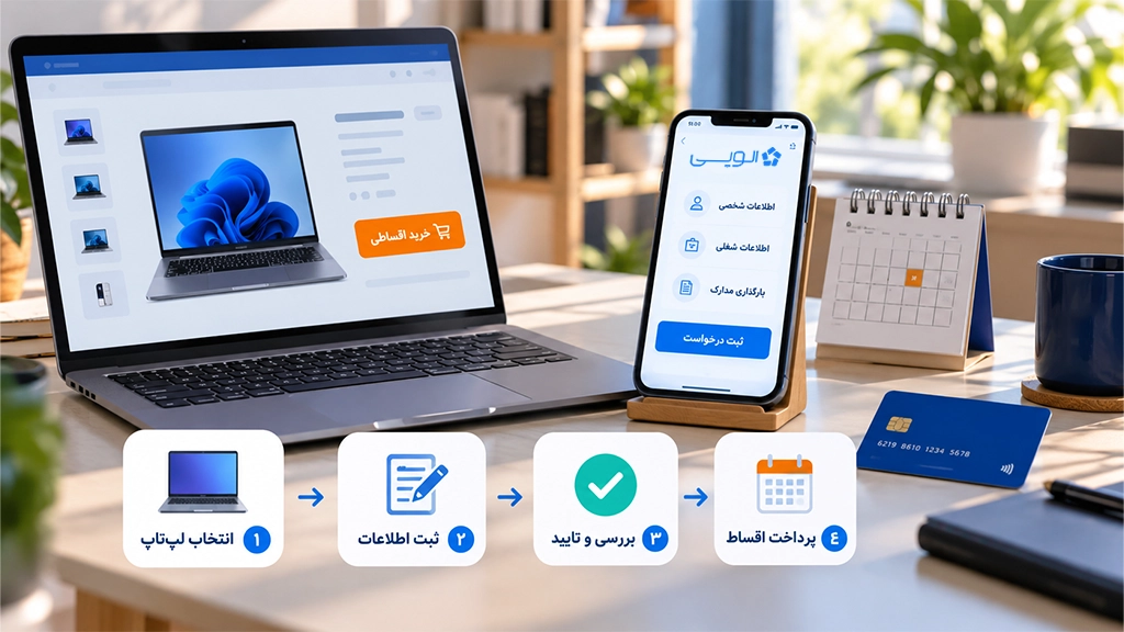 فروش لپ تاپ قسطی تا 36 ماه